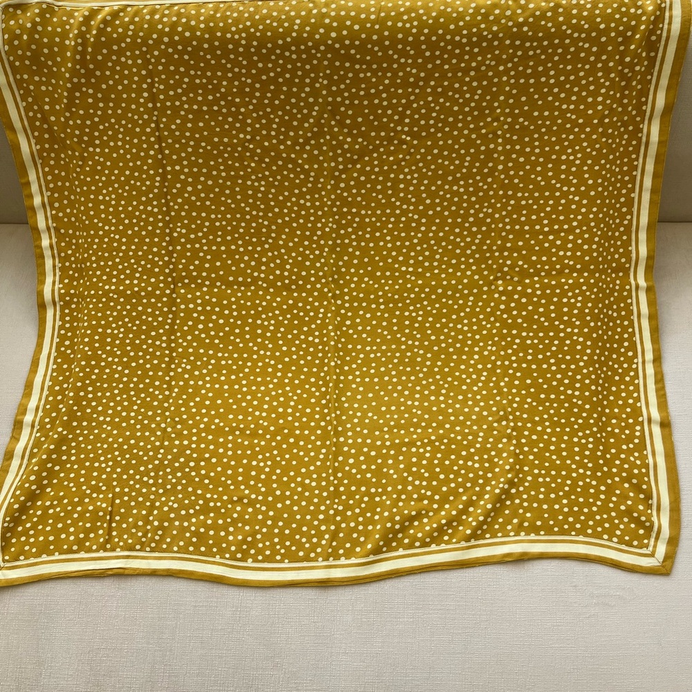 Cleobella Polka Dot Mustard Scarf